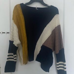 Blu Pepper Multicolor Knit Sweater